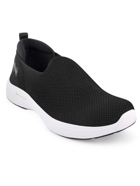 MAXWIN Black Men's Walking Shoes